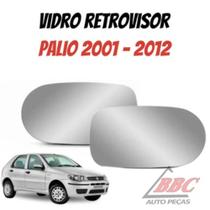 Vidro espelho refil lente retrovisor Palio 2001 - 2012 cod.5249 Vidro espelho refil lente retrovisor Palio 2001 - 2012 cod.5249