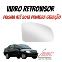 Vidro espelho refil lente retrovisor Prisma ate 2013 - Cod. 5227