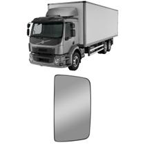 Vidro espelho retrovisor principal c/ base bilateral c/ desembaçador caminhão volvo vm a partir 2006...