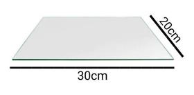 Vidro Expositor Balcão Vitrine Para Loja 30x20 4mm Vidro Expositor Balcão Vitrine Para Loja 30x20 4mm