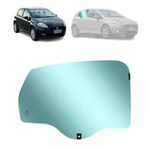 Vidro fiat punto 2007 a 2017 porta traseira lado direito curvo com furo 74,0 x 53,0 cm original