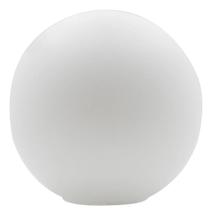 Vidro Globo Bola Esfera 12cm Diametro Vidro Fosco Sem Colar Leitoso