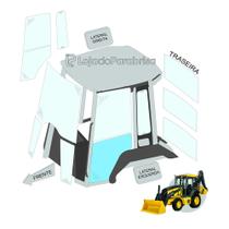 Vidro Inferior da Porta Esquerda - John Deere - 310K/310L - Código T214527 Vidro Inferior da Porta Esquerda - John Deere - 310K/310L - Código T214527