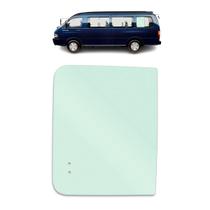 Vidro kia besta 1998 a 2005 2.7 lateral le v4 curvo movel com furo inferior verde 42,5 x 53,5 cm