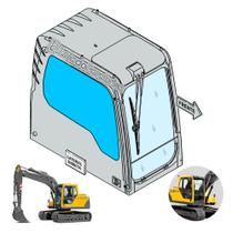 Vidro Lateral Direito (Lança) EC210 EC140B 14508463