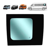Vidro lateral fiat ducato peugeot boxer citroen jumper 2018 a 2021 lado esquerdo v4 curvo com serigrafia 77 x 66,5 cm Vidro lateral fiat ducato peugeot boxer citroen jumper 2018 a 2021 lado esquerdo v4 curvo com serigrafia 77 x 66,5 cm