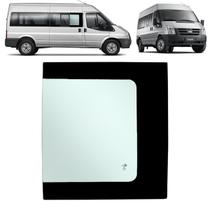 Vidro lateral ford transit 2008 a 2013 com serigrafia lado direito curvo v1