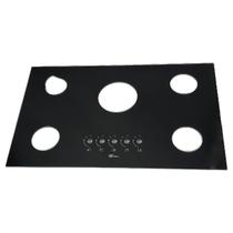 Vidro Mesa Cooktop Fischer Infinity 5q Tripla Chama Preto Vidro Mesa Cooktop Fischer Infinity 5q Tripla Chama Preto