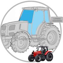 Vidro Para-brisa Frontal para Trator Massey Ferguson 680, 5300, 5320, 6350, 7140