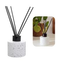 Vidro para Difusor Aromatizador de Ambiente Pote com 5 Varetas Vidro Estilo Granilite 100ml Wolff Vidro para Difusor Aromatizador de Ambiente Pote com 5 Varetas Vidro Estilo Granilite 100ml Wolff