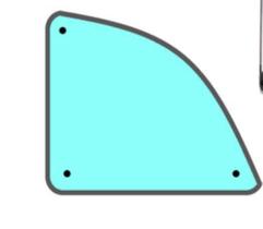 Vidro para estufa tita acl 585bp 360x340 Vidro para estufa tita acl 585bp 360x340