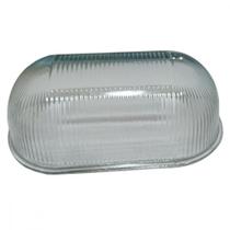 Vidro Para Luminaria Tartaruga Pequeno Transparente 105