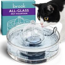 Vidro Pet Fountain Brook de 2,7 L para gatos e cães pequenos com filtro