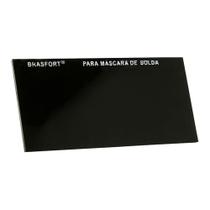 Vidro Retangular Escuro Brasfort Para Mascara De Solda No.14 - Kit C/5 Pecas Vidro Retangular Escuro Brasfort Para Mascara De Solda No.14 - Kit C/5 Pecas
