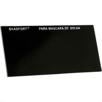 Vidro Retangular Escuro Mascara Solda 12 8074 - Kit C/25