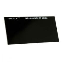 Vidro Retangular Escuro Mascara Solda 12 8074 - Kit C/25