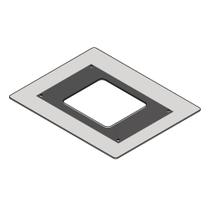 Vidro Reto para Coifa de Ilha 60 cm Vidro Reto para Coifa de Ilha 60 cm