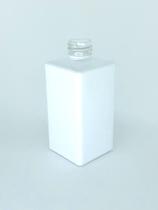 Vidro square 250ml branco (sem válvula) Vidro square 250ml branco (sem válvula)