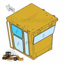 Vidro Superior da Porta Direita/Esquerda Cat 120K/H 140K/H 8X-4446