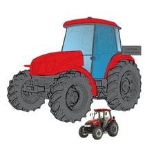 Vidro Temperado da Porta Esquerda para Trator Case Farmall 60 a 110 M e New Holland TL75E, TL85E, TL95E