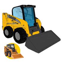 Vidro Temperado da Porta para Mini Carregadeira Case 420 - 6mm Verde