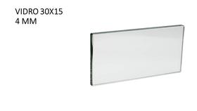 VIDRO TEMPERADO MODULADO TAMANHO 30x15CM - 10 PEÇAS
