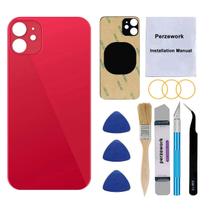 Vidro traseiro Perzework iPhone 11 6.1" vermelho com kit de ferramentas Vidro traseiro Perzework iPhone 11 6.1" vermelho com kit de ferramentas