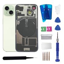 Vidro traseiro ZNZHKR para iPhone 15 de 6,1 polegadas verde