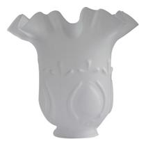 Vidro Tulipa Rei Fosco Lustre Luminária Abajur - Bocal 5,5cm Vidro Tulipa Rei Fosco Lustre Luminária Abajur - Bocal 5,5cm