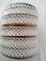 Vies destaque ref 9200 100% algodao rolo 20mt pct 5 unidade cor9208 marrom