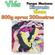 Viés Elástico Dobrável Tipo Pampa Mexicano Malva, Aniz Luana Safira macio Cores Variadas 16mm 25mm ViesP