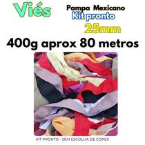 Viés Elástico Dobrável Tipo Pampa Mexicano Malva, Aniz Luana Safira macio Cores Variadas 16mm 25mm ViesP