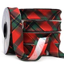 Viés Estampado Largo 25mm 20 metros - 603 Xadrez Grande Viés Estampado Largo 25mm 20 metros - 603 Xadrez Grande