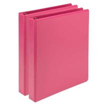 View Binder Samsill Plant Binder, durável de 1 polegada, pacote com 2 unidades, rosa