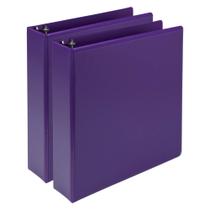 View Binder Samsill Plant Binder, durável de 2 polegadas, pacote com 2 unidades, roxo View Binder Samsill Plant Binder, durável de 2 polegadas, pacote com 2 unidades, roxo