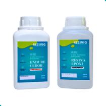 Vig 502 Resina Epóxi Rígida Com Proteção Uv 900g - Resivig Vig 502 Resina Epóxi Rígida Com Proteção Uv 900g - Resivig