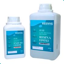 Vig 506 Resina Epóxi Rígida Média Espessura 1,280Kg - Resivig Vig 506 Resina Epóxi Rígida Média Espessura 1,280Kg - Resivig