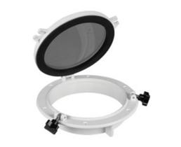 Vigia para Barco com 21 cm de Diâmetro cor Branca