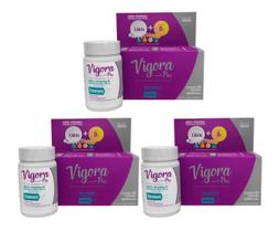 Vigora Plus Homem Cálcio Calcium+d3 (Kit 3x60=180 Cáps)