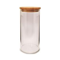 Vika Pote Hermético Tampa Bambu Eco 1000ml Yoi Vika Pote Hermético Tampa Bambu Eco 1000ml Yoi