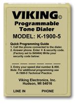 Viking Hot Dialer com Touch Tone - Viking Electronics