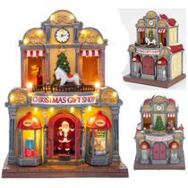 Vila Natal Natalino Papai Noel Loja Arvore Decoraçao Led Musica Iluminaçao Enfeite Fim de Ano Comemoraçao Vila Natal Natalino Papai Noel Loja Arvore Decoraçao Led Musica Iluminaçao Enfeite Fim de Ano Comemoraçao