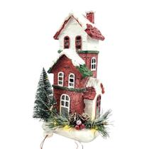 Vila Natalina Casa Com Luz Mini Cenário Enfeite Natal A Vila Natalina Casa Com Luz Mini Cenário Enfeite Natal A