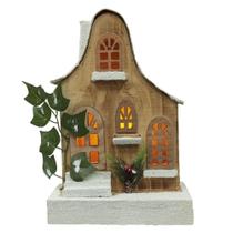 VILA NATALINA CASA DECORATIVA RUSTICA C/LED 31cm FLORARTE VILA NATALINA CASA DECORATIVA RUSTICA C/LED 31cm FLORARTE