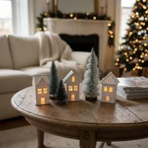 Vila Natalina Cenário Enfeite Natal com Led