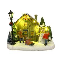 Vila natalina color casinha feliz c/led - Tok da Casa