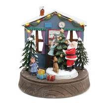 Vila Natalina Com luz e movimento Noel com árvore. Vila Natalina Com luz e movimento Noel com árvore.