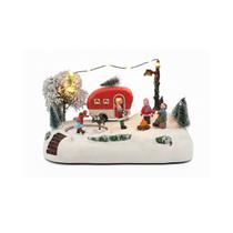 Vila trailer com som e movimento a pilha 15cm grillo