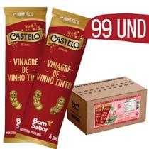 Vinagre Bom Sabor Castelo Em Sachê 4Ml - 99 Un