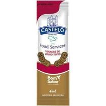 Vinagre castelo sachê 4ml 200 unidades